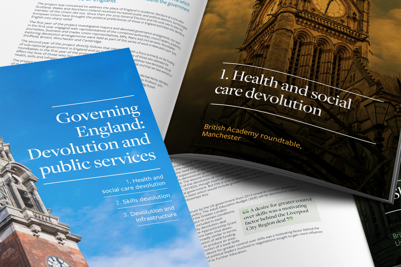 British Academy Governing England devolution and public services