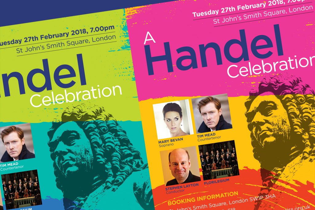 RCPCH Fundraising materials – A Handel celebration poster